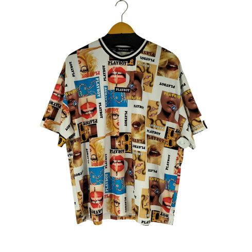 プレイボーイ PLAYBOY 総柄 グラフィックプリント S/S Tシャツ メンズ JPN:XL
