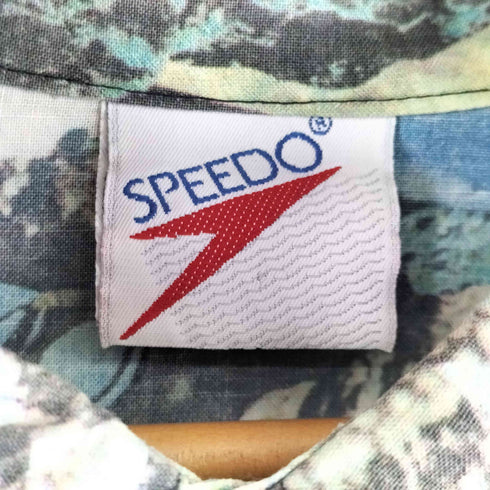 スピード speedo 総柄 シーパラダイス S/S シャツ メンズ
