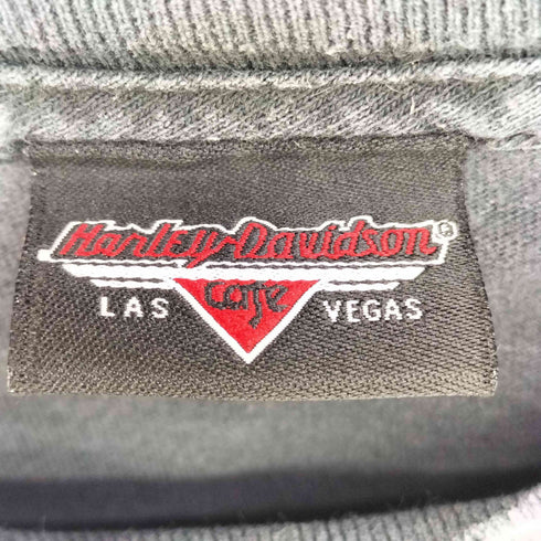 ハーレーダビッドソン HARLEY-DAVIDSON イーグル 両面 プリント クルーネック S/S Tシャツ メンズ