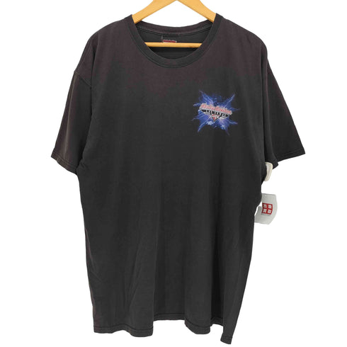 ハーレーダビッドソン HARLEY-DAVIDSON サンダー イーグル 両面 プリント クルーネック S/S Tシャツ メンズ
