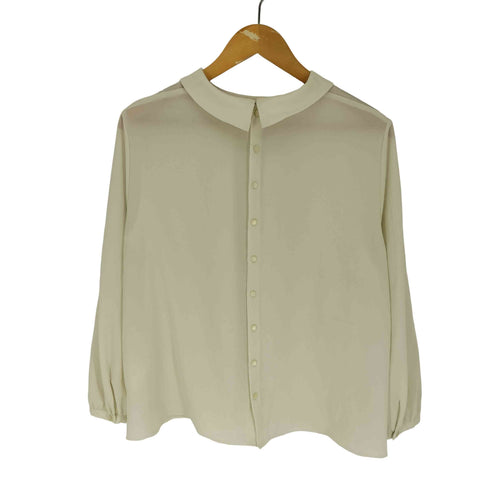 ユニ yuni エステル レギュラーカラー L/S ブラウス レディース FREE