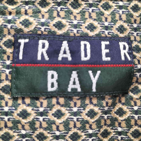 TRADER BAY 総柄レギュラーカラーシャツ メンズ XXL
