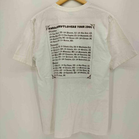 Harajuku Lovers Tour グラフィックプリント ツアー Tシャツ Y2K メンズ import:M