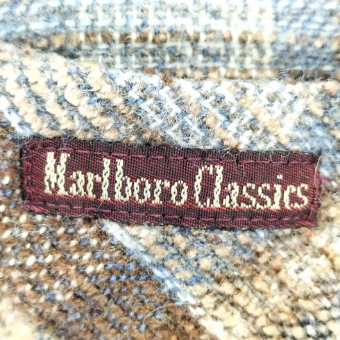 マルボロクラシックス Marlboro Classics ウール混 フランネルチェックシャツ メンズ import:S