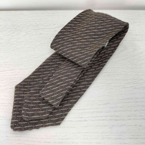 ジョルジオアルマーニ Giorgio Armani ストライプ 刺繍 ネクタイ メンズ