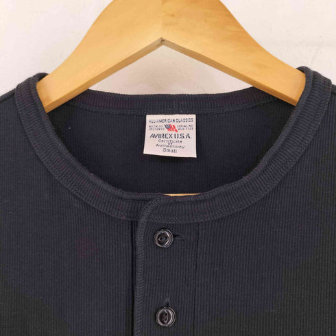 アヴィレックス AVIREX ヘンリーネック S/S カットソー メンズ S