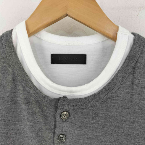 DNSR ヘンリーネックレイヤードカットソー import メンズ M