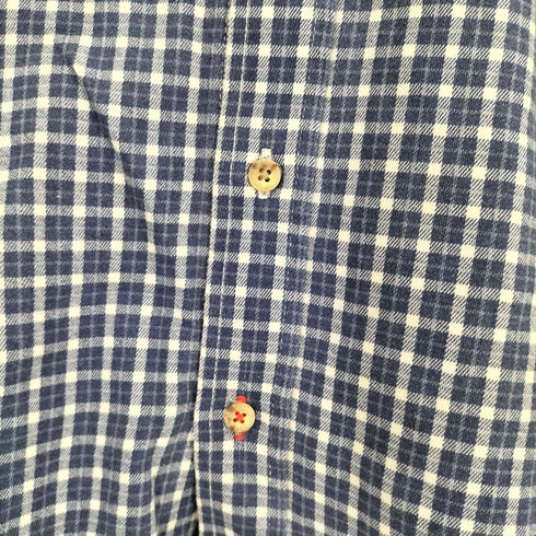 ARIAT WORK 刺繍ボタンダウンフランネルチェックシャツ メンズ XL