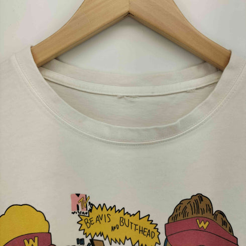 US キャラクター プリント クルーネック S/S Tシャツ メンズ