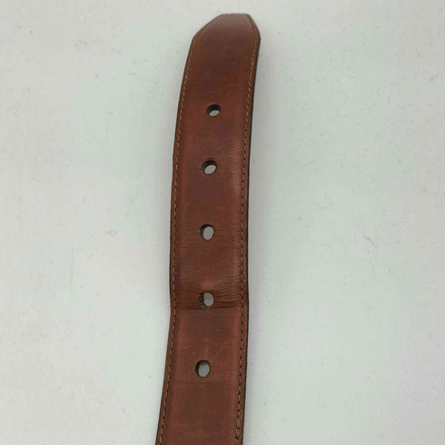 サルヴァトーレフェラガモ Salvatore Ferragamo メッシュ切替 レザーベルト メンズ 80