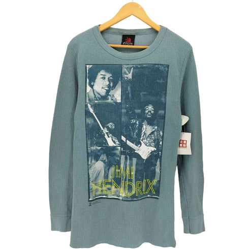 ザイオンルーツウェア ZION ROOTSWEAR US アーティースト プリント クルーネック サーマル S/S Tシャツ メンズ 1X