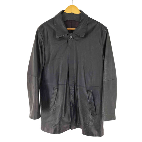 LICORICE COLLEZIONE ラムレザー 比翼ハーフコート レディース JPN:M