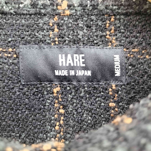 ハレ HARE チェック柄BIGブークレシャツ メンズ JPN:M