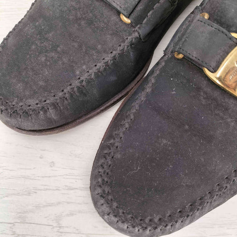 サルヴァトーレフェラガモ Salvatore Ferragamo イタリア製 ヴァラ・リボン ヌバック ローファー メンズ 6 1/2