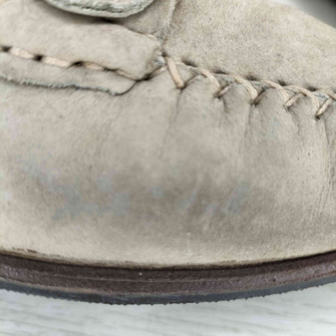 サルヴァトーレフェラガモ Salvatore Ferragamo イタリア製 ヴァラ・リボン ヌバック ローファー メンズ 6 1/2