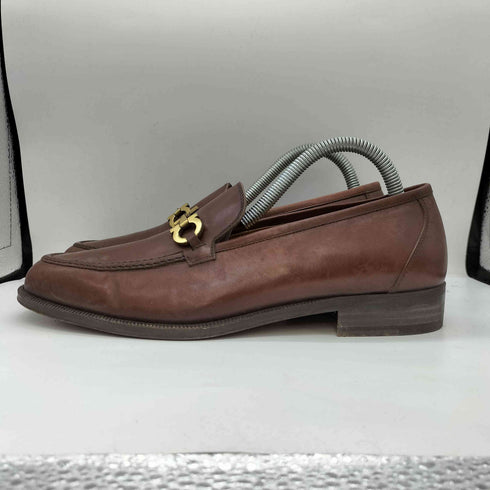 サルヴァトーレフェラガモ Salvatore Ferragamo イタリア製 ガンチーニ レザー ローファー メンズ 6