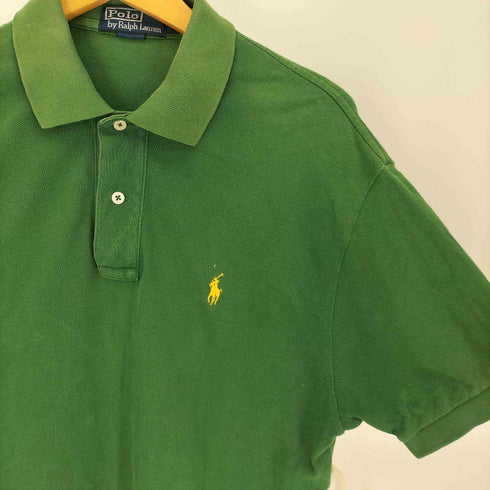 ポロバイラルフローレン Polo by RALPH LAUREN ポニー刺繍 S/S ポロシャツ メンズ import:L