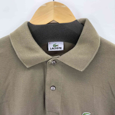 ラコステ LACOSTE ロゴ刺繍 鹿の子ポロシャツ メンズ 4