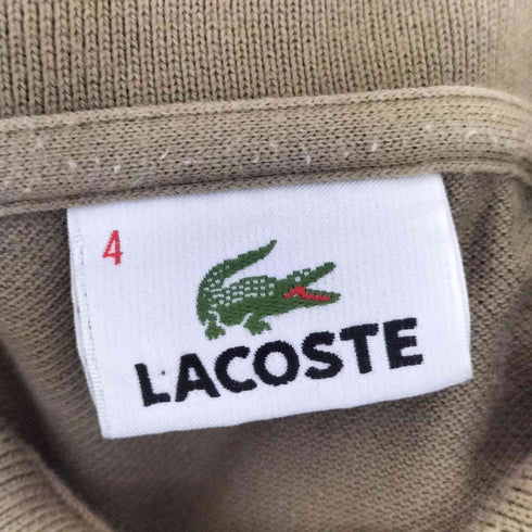 ラコステ LACOSTE ロゴ刺繍 鹿の子ポロシャツ メンズ 4