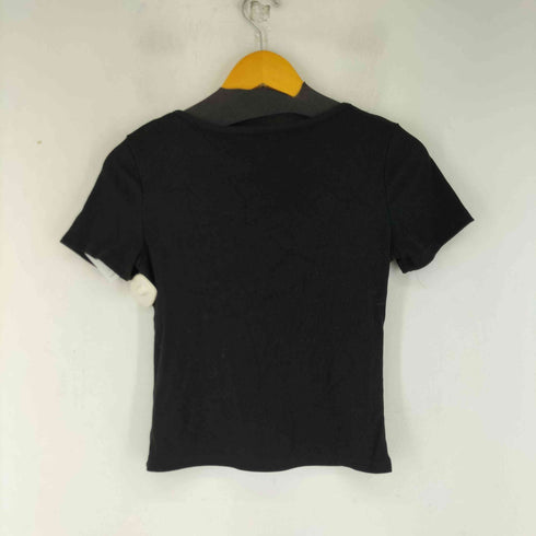 スプレイプレミアム SPRAY PREMIUM レース刺繍 フロントリボンモチーフ レイヤードデザイン カットソー レディース
