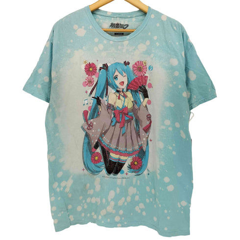 H3 SPORTGEAR タイダイ染 フロント プリント クルーネック S/S Tシャツ メンズ import:XL