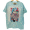 H3 SPORTGEAR タイダイ染 フロント プリント クルーネック S/S Tシャツ メンズ import:XL