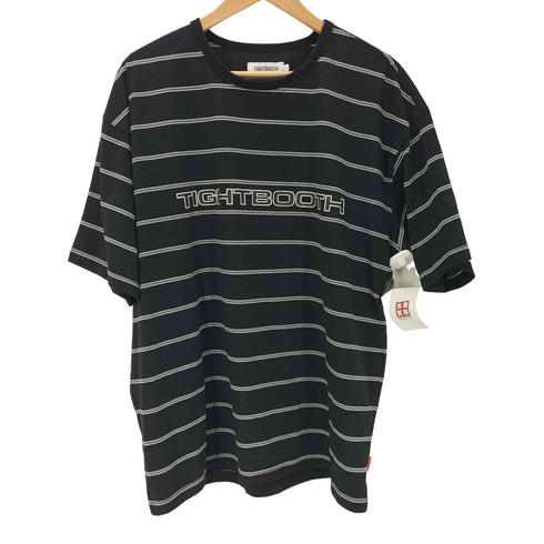 タイトブース TIGHTBOOTH 24SS LOGO BORDER T-SHIRT ロゴ ボーダー S/S Tシャツ メンズ import:L