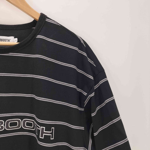 タイトブース TIGHTBOOTH 24SS LOGO BORDER T-SHIRT ロゴ ボーダー S/S Tシャツ メンズ import:L