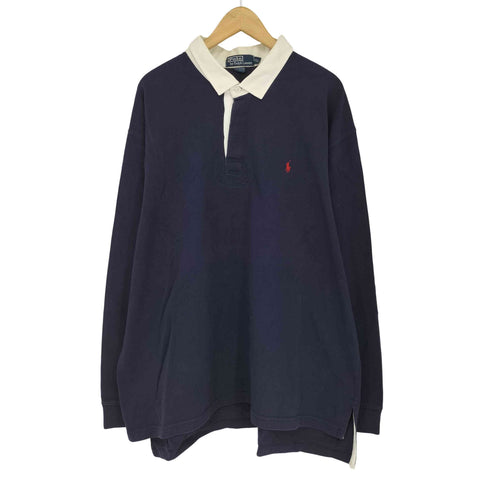 ポロバイラルフローレン Polo by RALPH LAUREN ポニー刺繍 L/S ラガーシャツ メンズ XXL