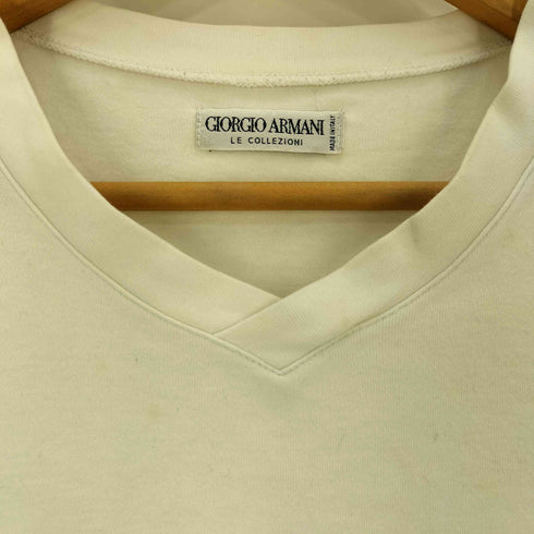 ジョルジオアルマーニ Giorgio Armani LE COLLEZIONI ロゴ Vネック Tシャツ メンズ