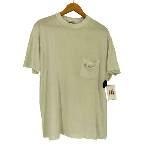 ジョルジオアルマーニ Giorgio Armani LE COLLEZIONI ロゴ ポケット Tシャツ メンズ import:M