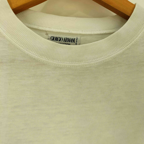 ジョルジオアルマーニ Giorgio Armani LE COLLEZIONI ロゴ ポケット Tシャツ メンズ import:M