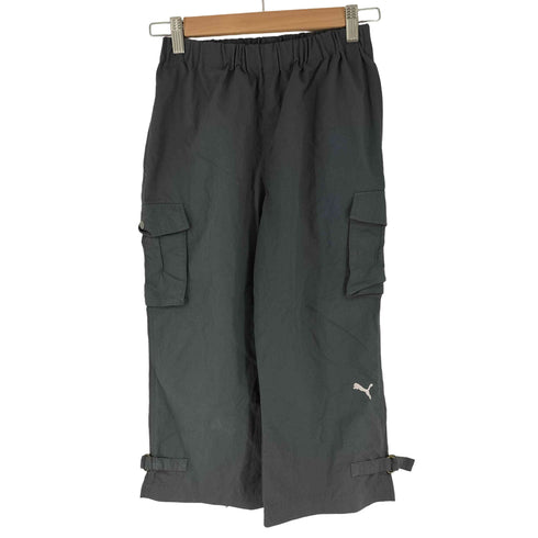 プーマ PUMA カーゴデザイン ナイロン クロップドパンツ レディース JPN:M