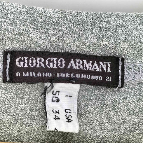 ジョルジオアルマーニ Giorgio Armani 黒タグ Vネック S/S カットソー メンズ DE:50