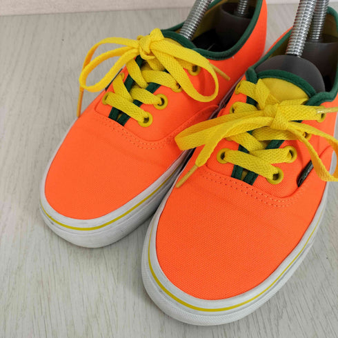 バンズ VANS authentic Brite Neon Orenge ローカットスニーカー レディース JPN:22.5