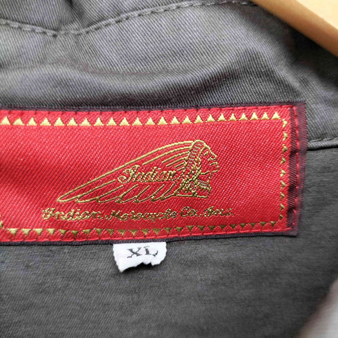 インディアンモーターサイクル INDIAN MOTORCYCLE 刺繍デザインワークシャツ ワーク メンズ XL