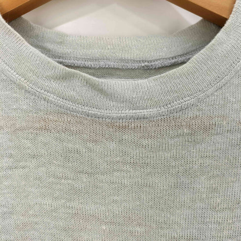 ジョルジオアルマーニ Giorgio Armani LE COLLEZIONI ロゴ刺繍 ポケット ニット Tシャツ メンズ import:M