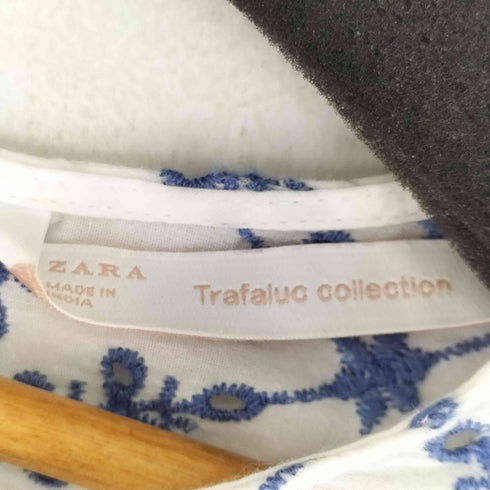 ザラ ZARA カットワーク ブラウス レディース US L