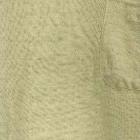 ジョルジオアルマーニ Giorgio Armani LE COLLEZIONI ロゴ刺繍 ポケット ニット Tシャツ メンズ import:M