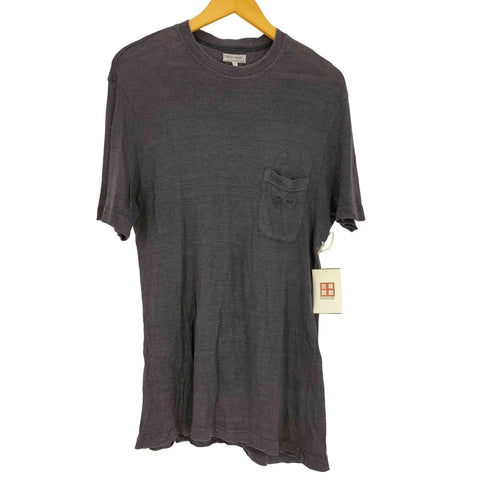 ジョルジオアルマーニ Giorgio Armani LE COLLEZIONI ロゴ刺繍 ポケット ニット Tシャツ メンズ import:L