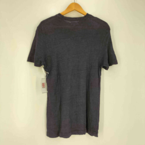 ジョルジオアルマーニ Giorgio Armani LE COLLEZIONI ロゴ刺繍 ポケット ニット Tシャツ メンズ import:M
