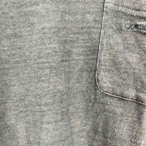 ジョルジオアルマーニ Giorgio Armani LE COLLEZIONI ロゴ刺繍 ポケット ニット Tシャツ メンズ import:M