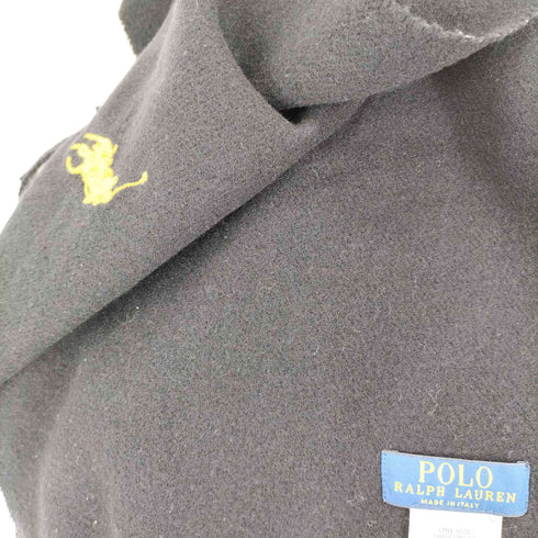 ポロラルフローレン POLO RALPH LAUREN MADE IN ITALY ビッグポニー刺繍ウールマフラー メンズ ONE SIZE