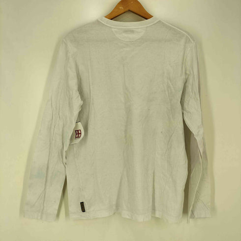 アルマーニジーンズ ARMANI JEANS フロッキープリント ロングスリーブ Tシャツ メンズ import:S