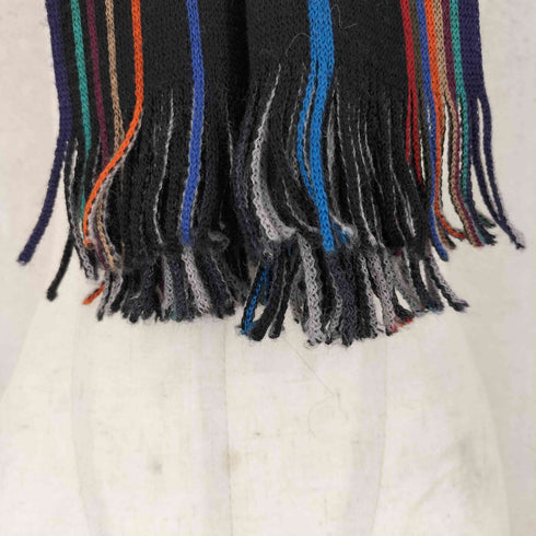 ポールスミス Paul Smith マルチカラー ストライプウールマフラー メンズ