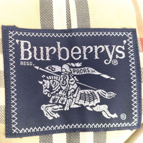 バーバリーズ BURBERRYS 裏地ノヴァチェック 玉蟲 比翼ステンカラーコート メンズ