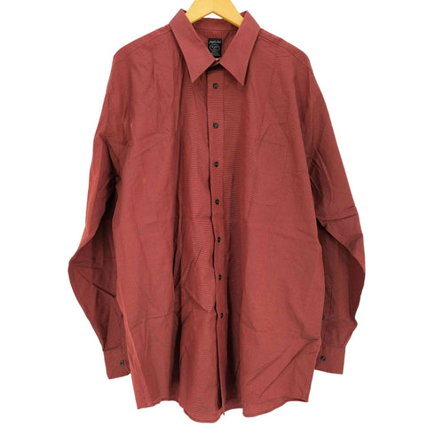 NON IRON インドネシア製 玉虫 レギュラーカラーシャツ メンズ 18 36/37 TALL