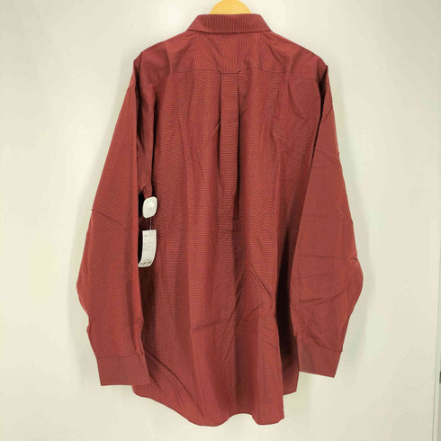 NON IRON インドネシア製 玉虫 レギュラーカラーシャツ メンズ 18 36/37 TALL