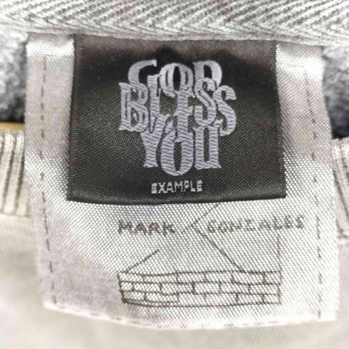 イグザンプル EXAMPLE GOD BLESS YOU×Mark Gonzales 両面 プリント クルーネック スウェット メンズ import:XXL