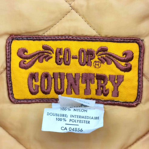 CO-OP COUNTRY カナダ製 キルティング ナイロン ベスト メンズ